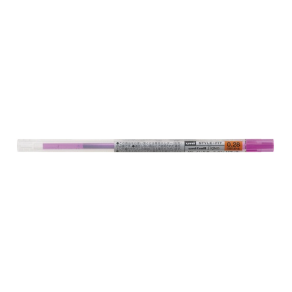 Gel Pen Refills Uni UMR-109 Style Fit Gel Pen Refill - 0.28 mm Pink UNI UMR10928.13