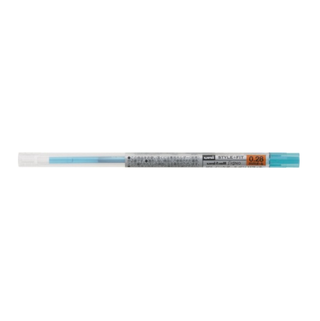 Gel Pen Refills Uni UMR-109 Style Fit Gel Pen Refill - 0.28 mm Sky Blue UNI UMR10928.48