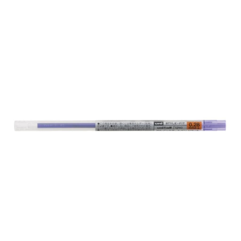 Gel Pen Refills Uni UMR-109 Style Fit Gel Pen Refill - 0.28 mm Violet UNI UMR10928.12