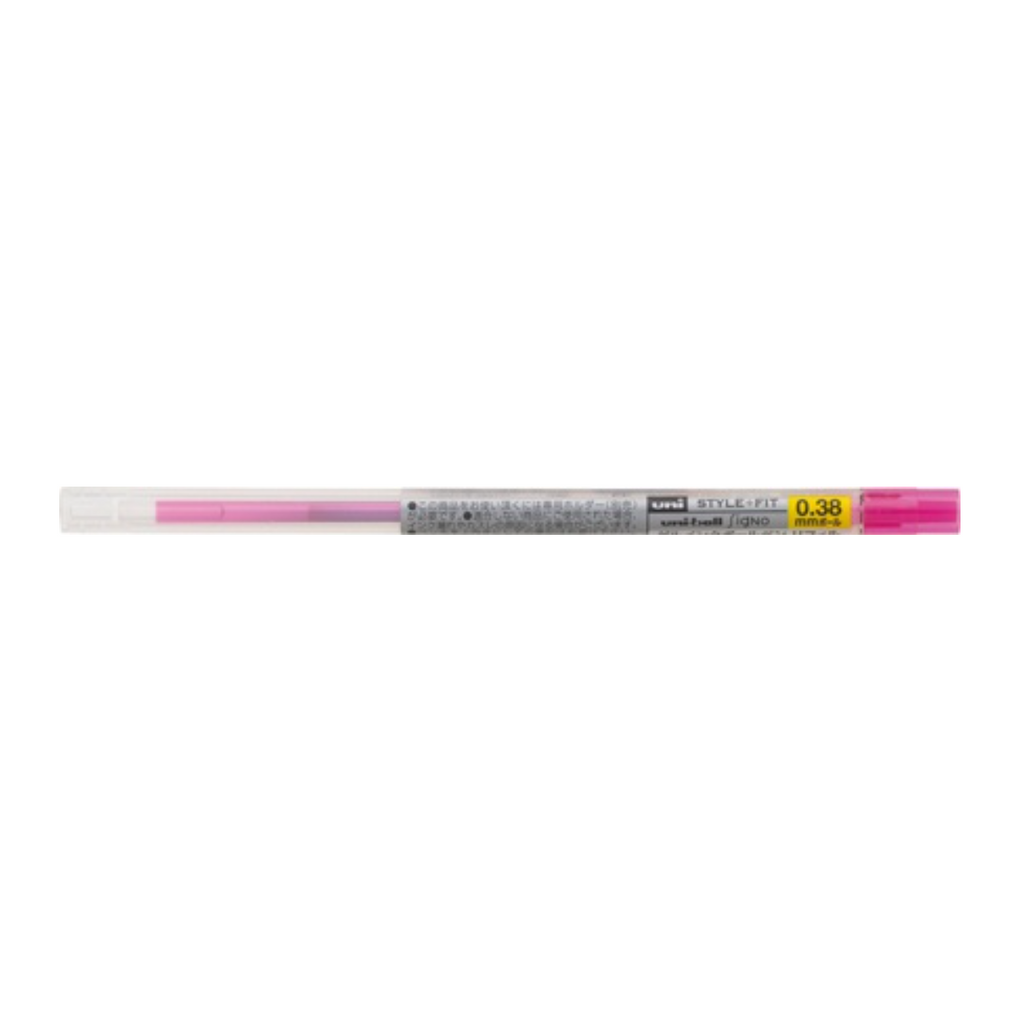 Gel Pen Refills Uni UMR-109 Style Fit Gel Pen Refill - 0.38 mm Baby Pink UNI UMR10938.68