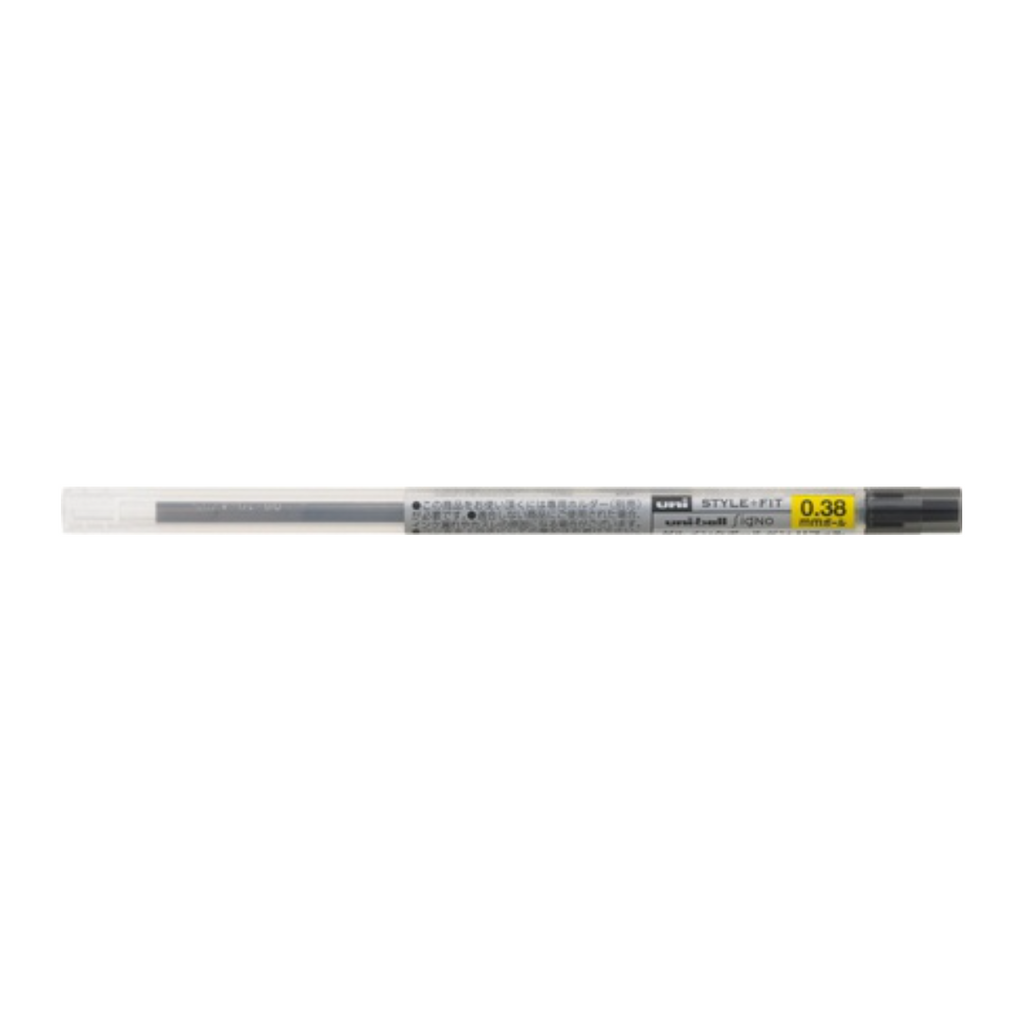Gel Pen Refills Uni UMR-109 Style Fit Gel Pen Refill - 0.38 mm Black UNI UMR10938.24