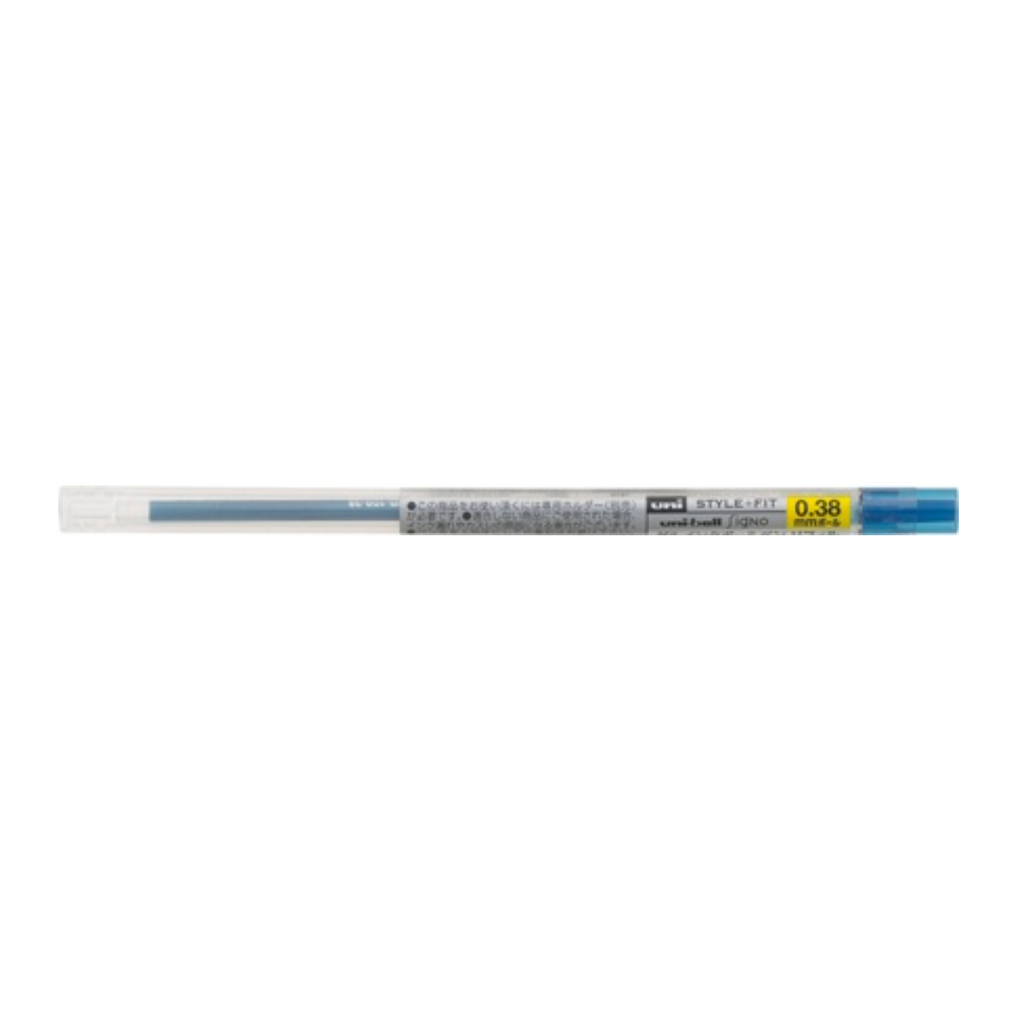 Gel Pen Refills Uni UMR-109 Style Fit Gel Pen Refill - 0.38 mm Blue Black UNI UMR10938.64