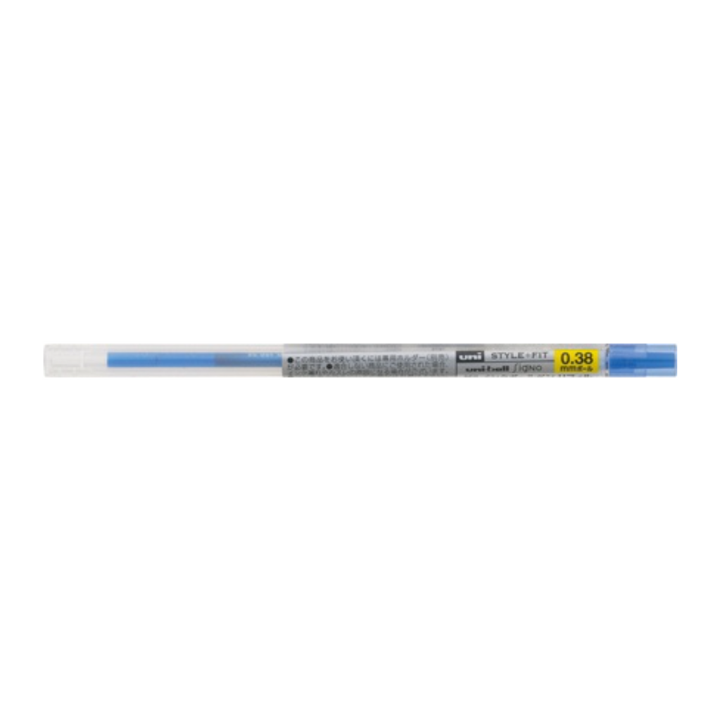 Gel Pen Refills Uni UMR-109 Style Fit Gel Pen Refill - 0.38 mm Blue UNI UMR10938.33