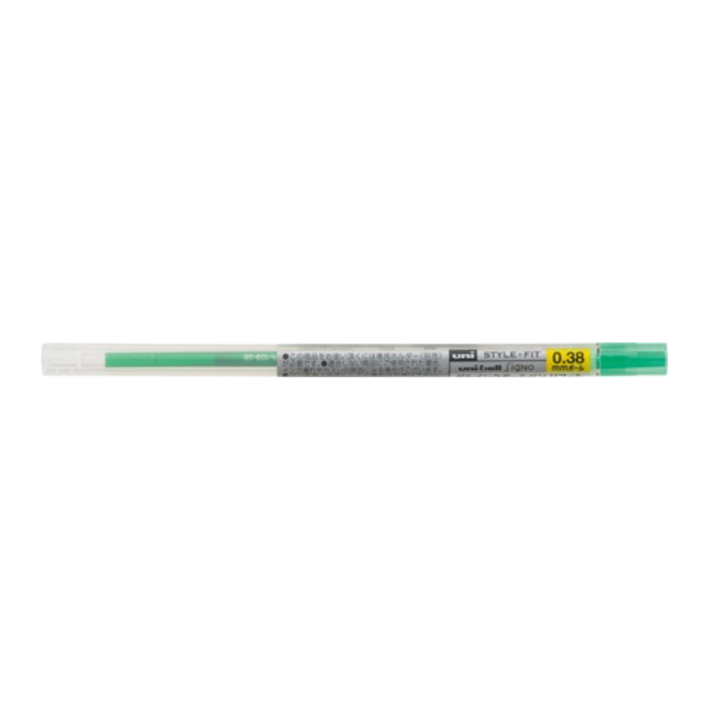 Gel Pen Refills Uni UMR-109 Style Fit Gel Pen Refill - 0.38 mm Green UNI UMR10938.6