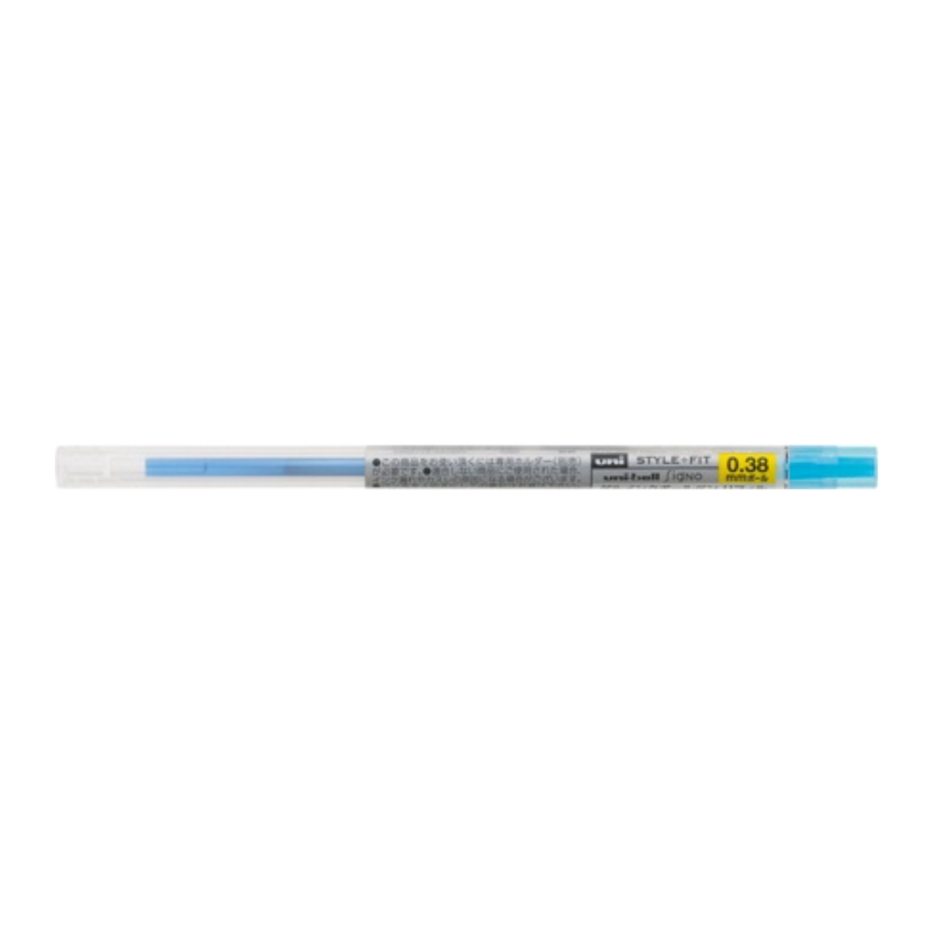 Gel Pen Refills Uni UMR-109 Style Fit Gel Pen Refill - 0.38 mm Light Blue UNI UMR10938.8