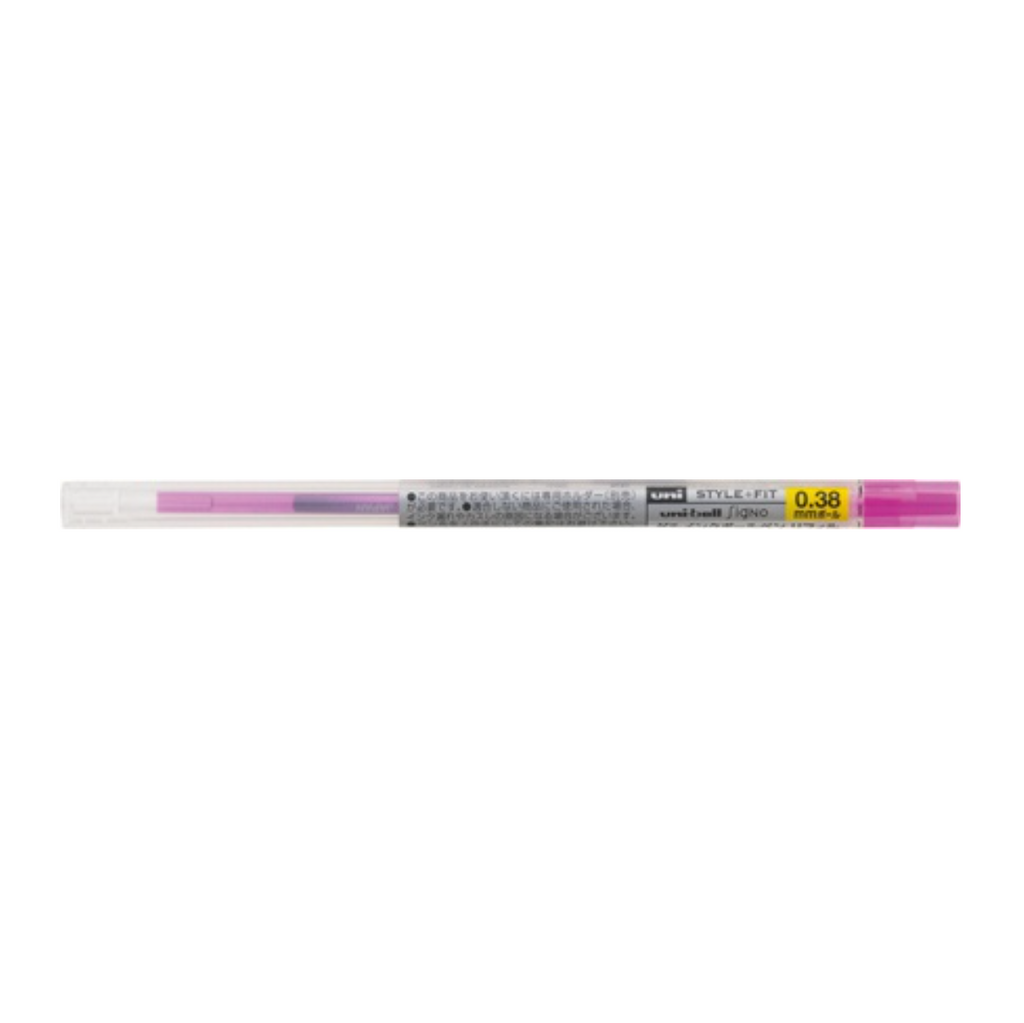 Gel Pen Refills Uni UMR-109 Style Fit Gel Pen Refill - 0.38 mm Pink UNI UMR10938.13