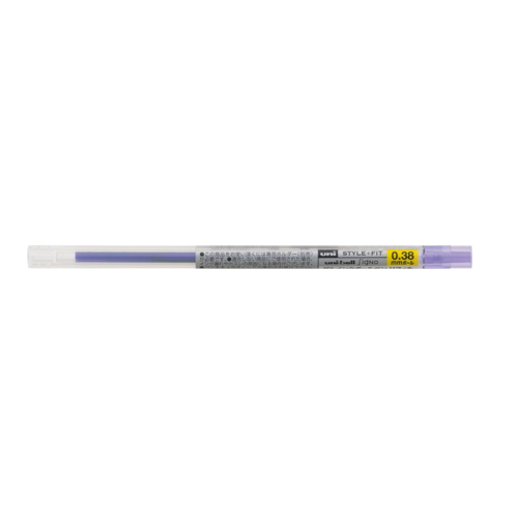 Gel Pen Refills Uni UMR-109 Style Fit Gel Pen Refill - 0.38 mm Violet UNI UMR10938.12