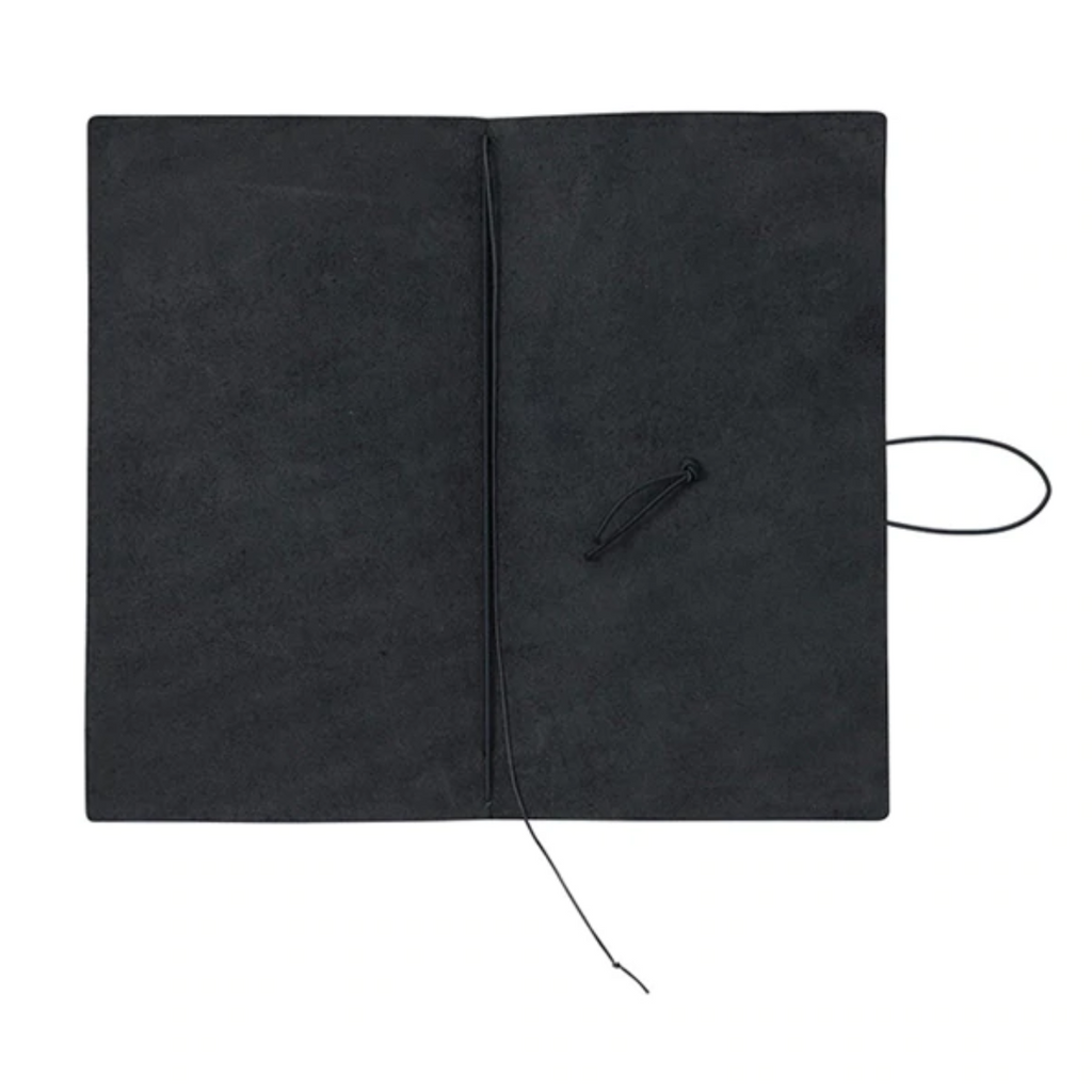 Undated Planners Traveler's Company Traveler's Notebook Starter Kit - Black Leather - Regular Size - Blank TRC 13714006