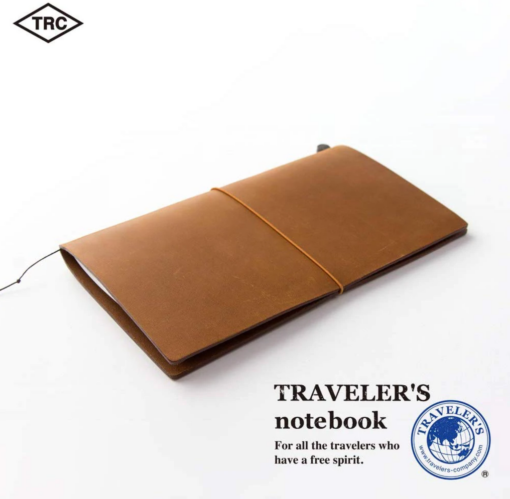 Traveler's Company Traveler's Notebook Starter Kit - Camel Leather - Regular Size - Blank - TRC 15193006 - IRO