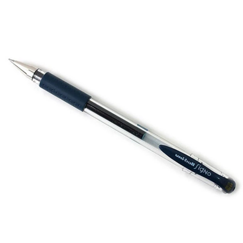 Gel Pens Uni-ball Signo DX UM-151 Gel Pen - 0.38 mm Blue Black UNI UM151.64