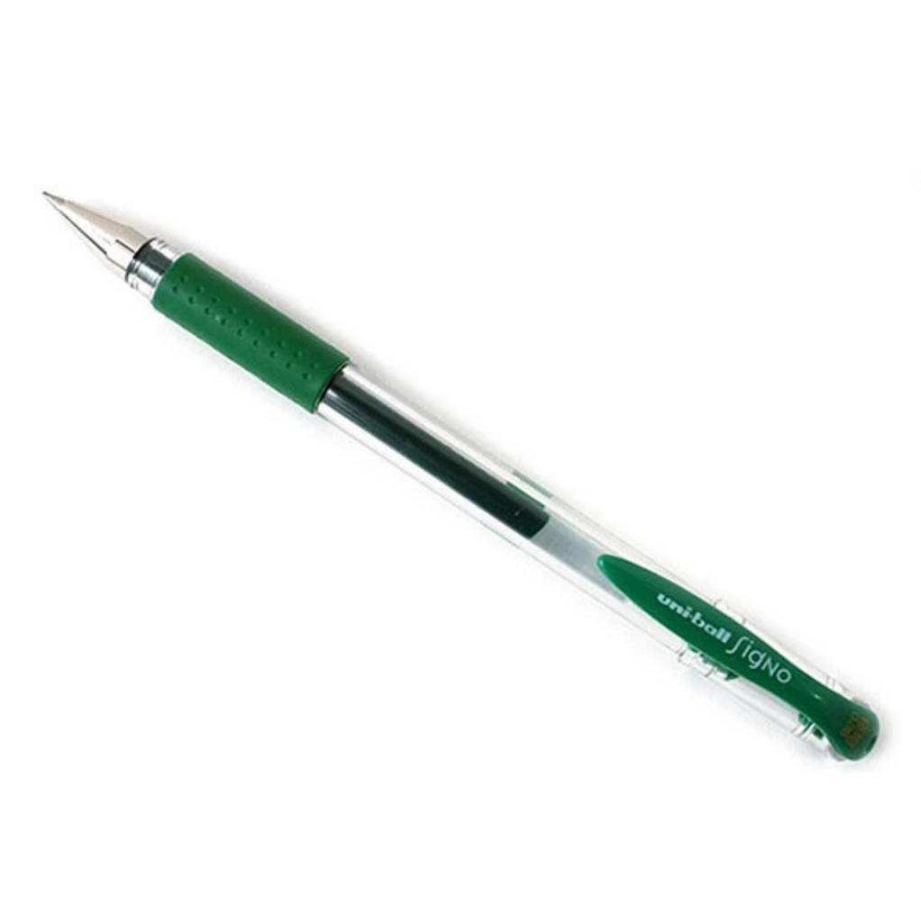 Gel Pens Uni-ball Signo DX UM-151 Gel Pen - 0.38 mm Green UNI UM151.6
