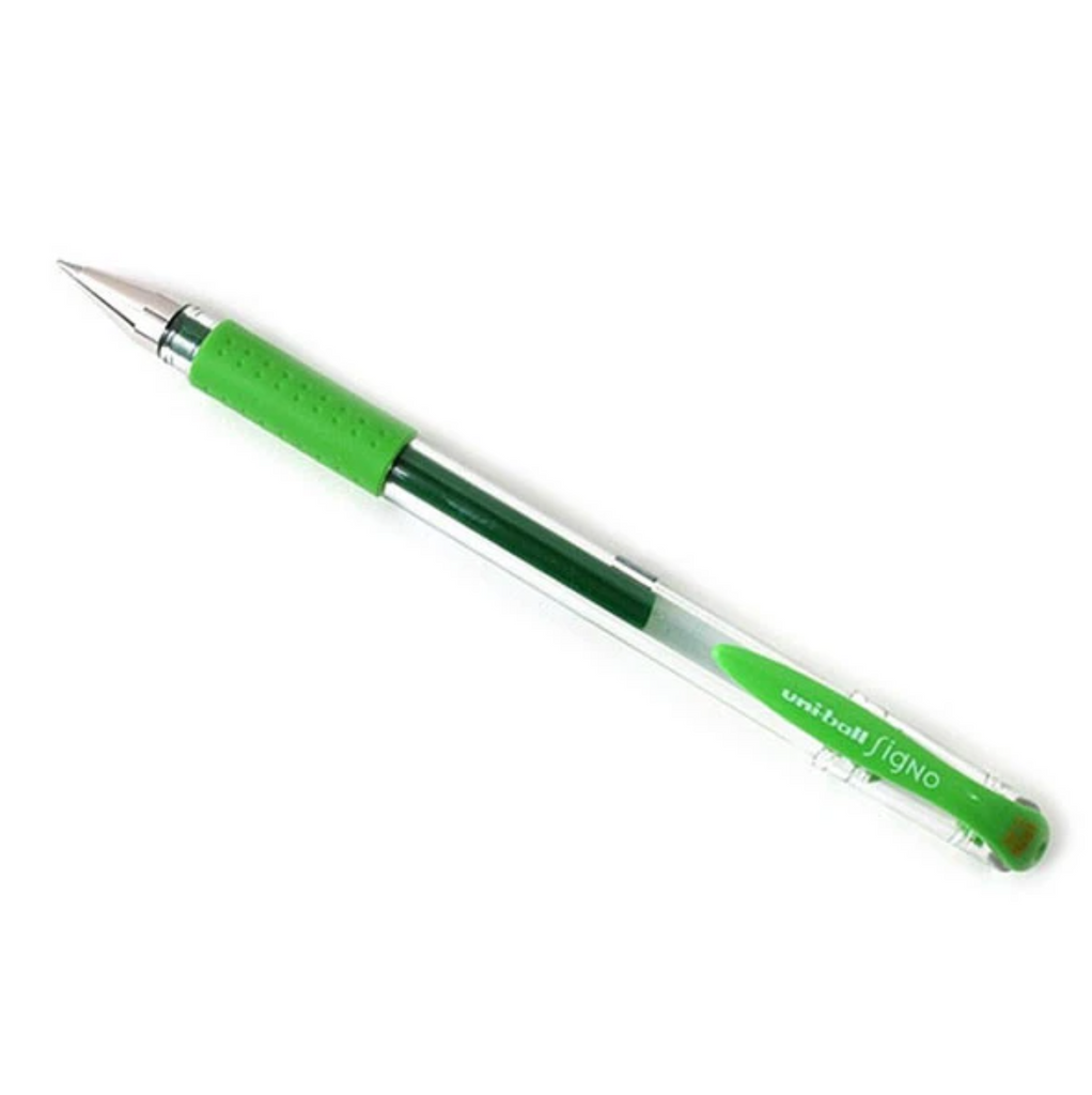 Gel Pens Uni-ball Signo DX UM-151 Gel Pen - 0.38 mm Lime Green UNI UM151.5