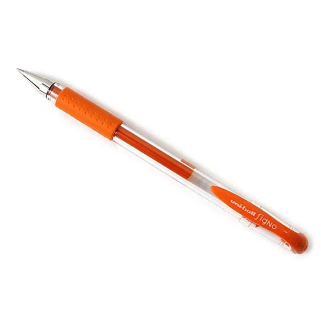 Gel Pens Uni-ball Signo DX UM-151 Gel Pen - 0.38 mm Orange UNI UM151.4