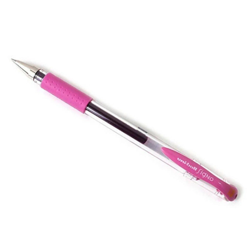Gel Pens Uni-ball Signo DX UM-151 Gel Pen - 0.38 mm Pure Pink UNI UM151.67