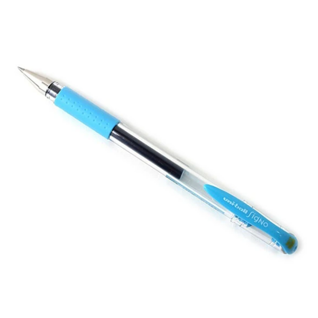 Gel Pens Uni-ball Signo DX UM-151 Gel Pen - 0.38 mm Sky Blue UNI UM151.48