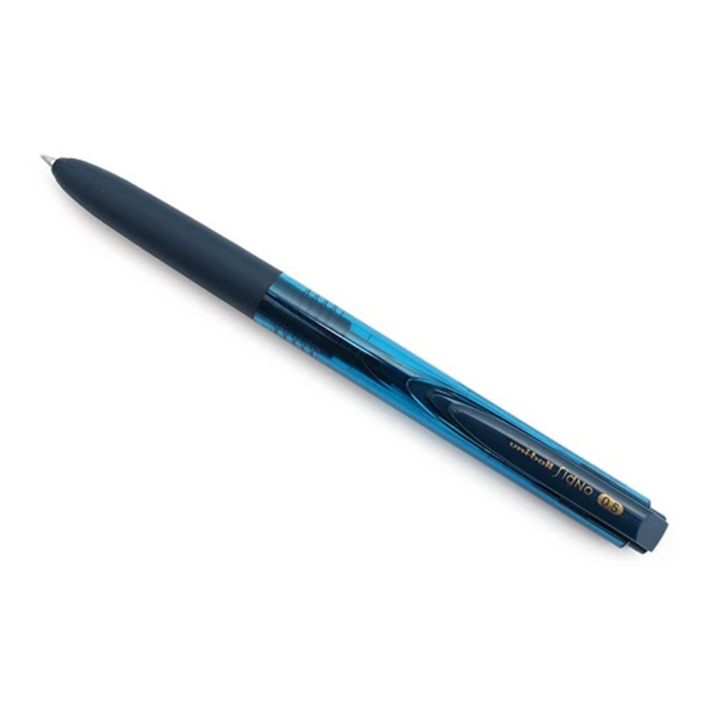 Gel Pens Uni-ball Signo RT1 UMN-155 Gel Pen - 0.5 mm Blue Black UNI UMN15505.64
