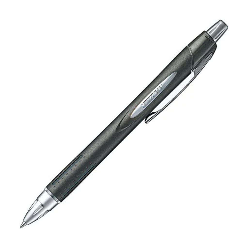 Ballpoint Pens Uni Jetstream Rubber Body Ballpoint Pen - 0.7 mm black Ink Gun Metallic UNI SXN25007.43