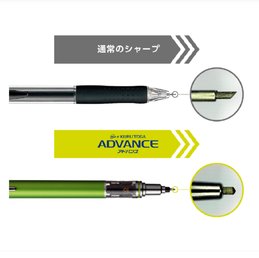 Mechanical Pencils Uni Kuru Toga Advance Mechanical Pencil - 0.3 mm White UNI M35591 P.1