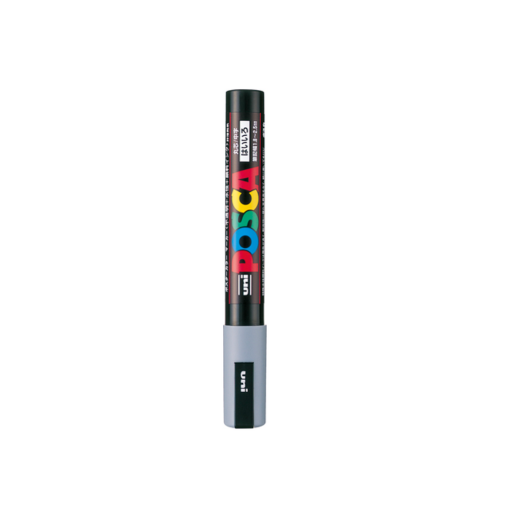 Paint Markers Uni Posca PC-5M Paint Markers - Medium Tip - 2.5 mm Grey UNI PC5M.37