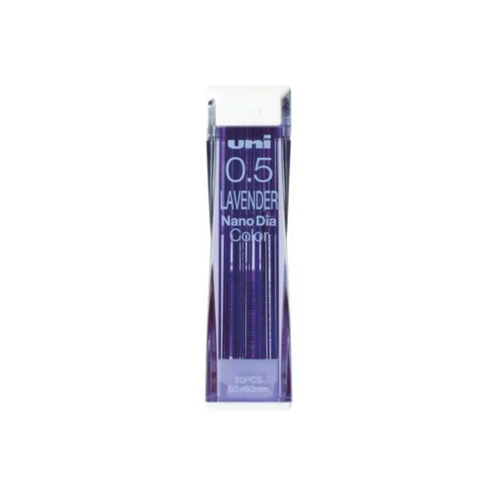 Pencil Leads Uni Nano Dia Color Lead - 0.5 mm Lavender UNI U05202NDC.34