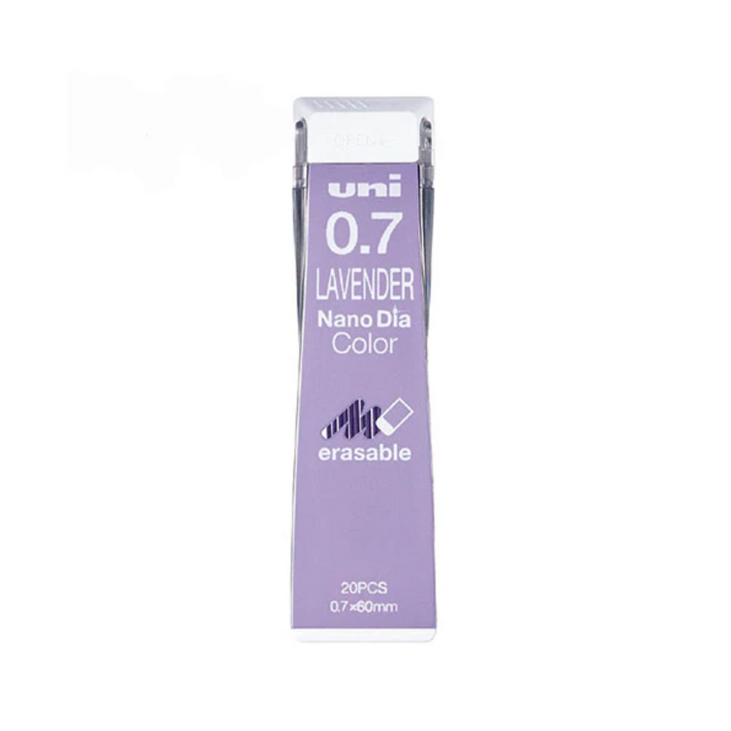 Pencil Leads Uni Nano Dia Color Lead - 0.7 mm Lavender UNI U07202NDC.34