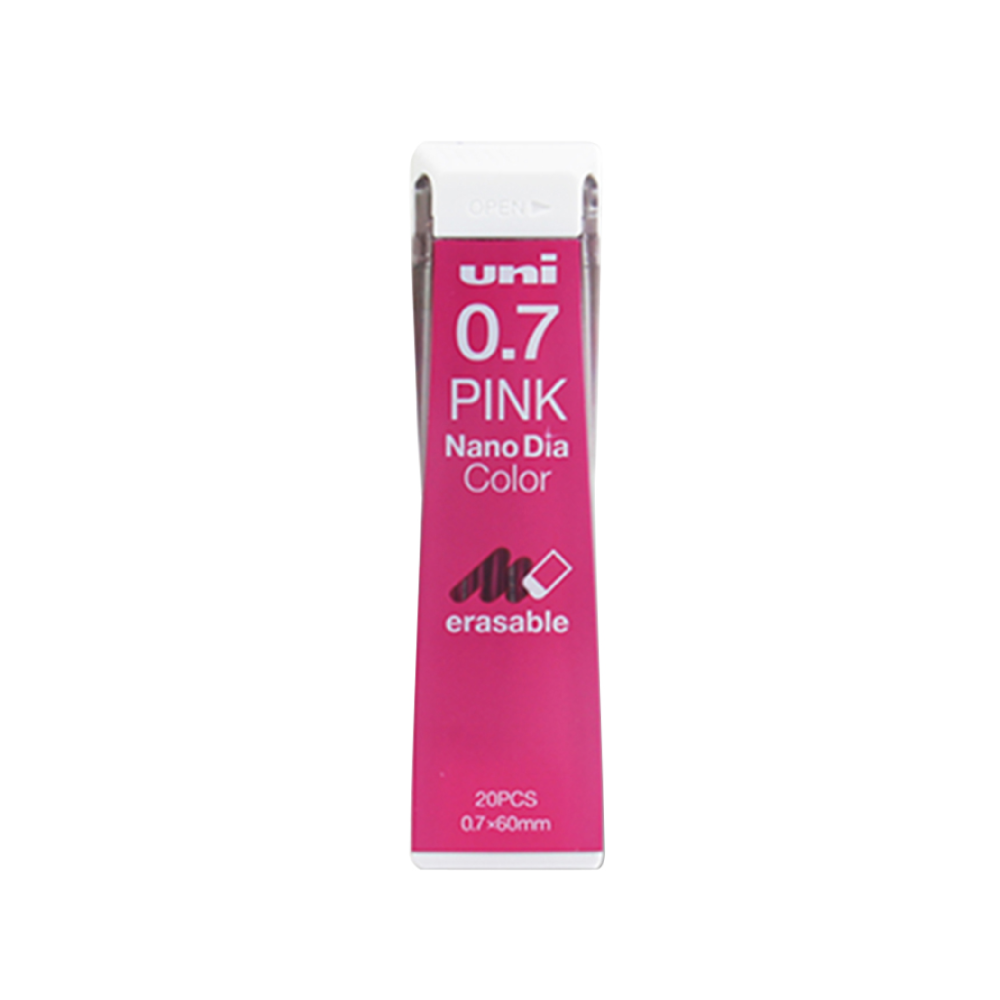 Uni Nano Dia Color Lead - 0.7 mm - pink