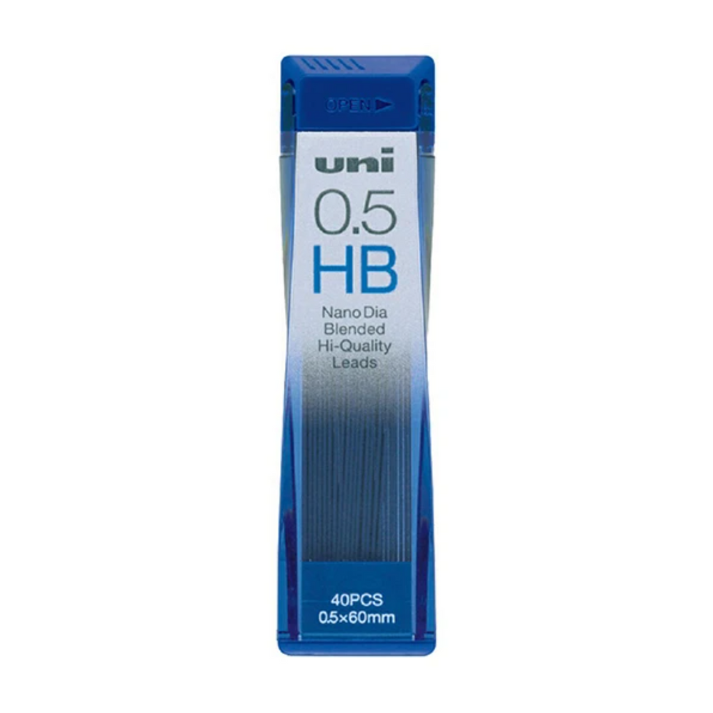 Pencil Leads Uni Nano Dia Low-Wear Pencil Lead - 0.5 mm HB UNI U05202ND-HB