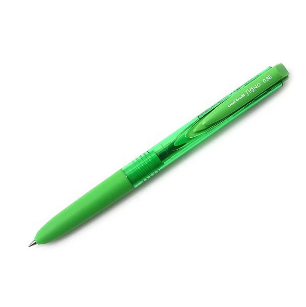 Gel Pens Uni-ball Signo RT1 UMN-155 Gel Pen - 0.38 mm Lime Green UNI UMN15538.5