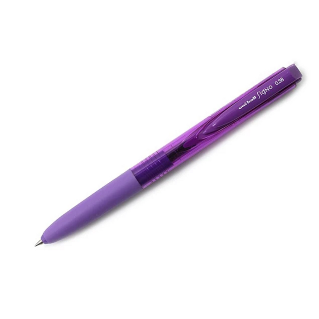 Gel Pens Uni-ball Signo RT1 UMN-155 Gel Pen - 0.38 mm Violet UNI UMN15538.12