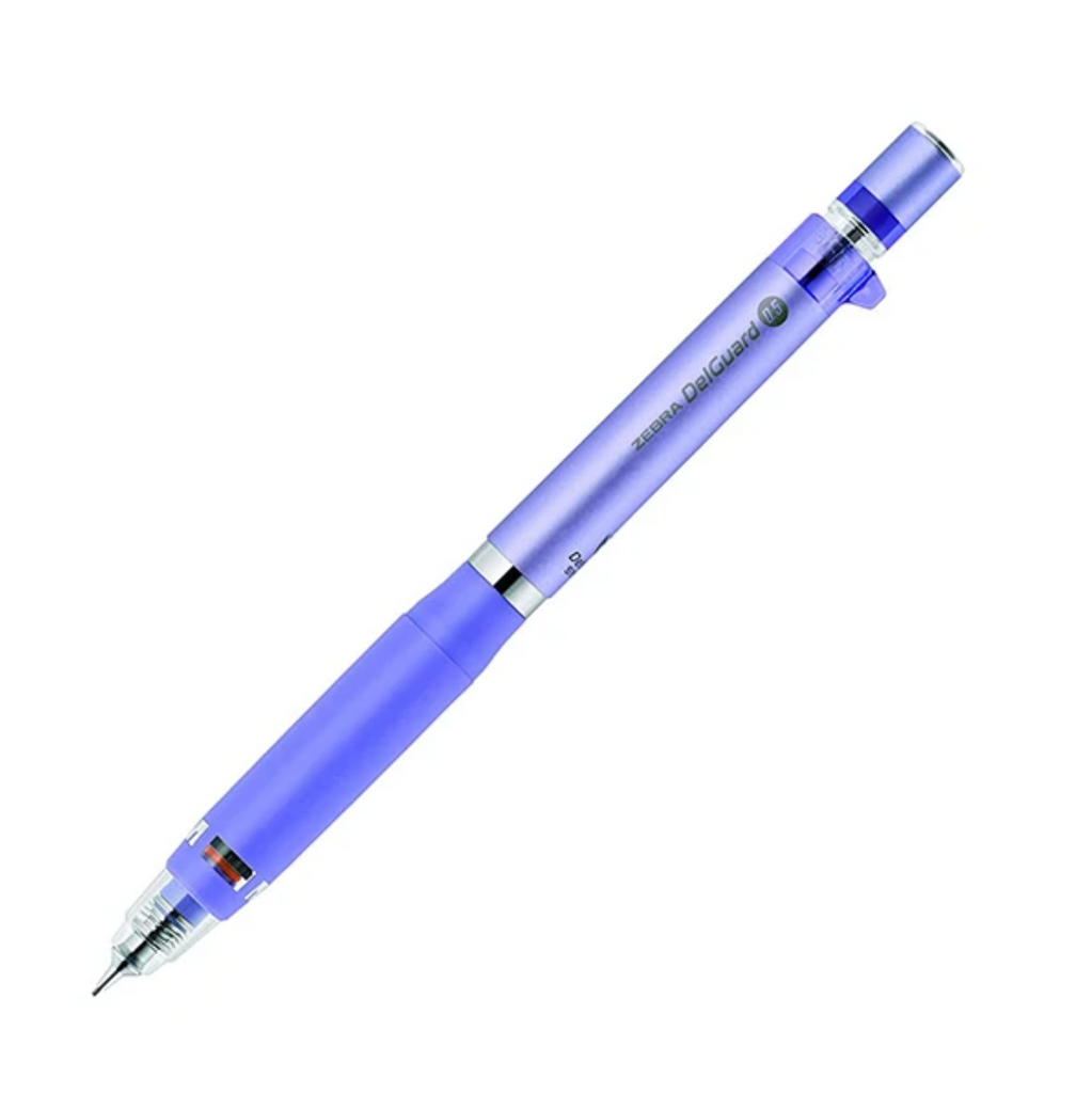 Mechanical Pencils Zebra DelGuard Type-ER Mechanical Pencil - Rubber Grip - 0.5 mm Violet ZEBRA P-MA88-VI