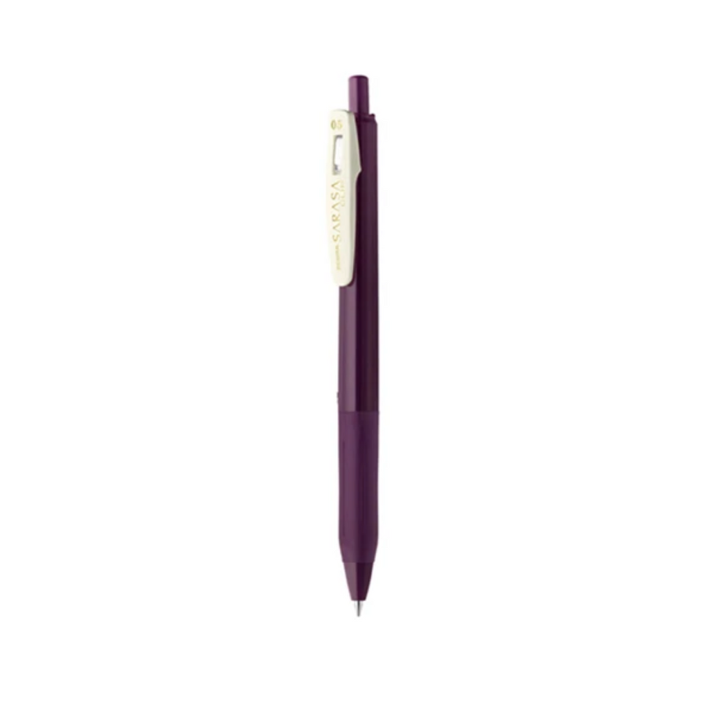 Gel Pens Zebra Sarasa Clip Gel Pen - Vintage Color - 0.5 mm Bordeaux Purple ZEBRA JJ15-VBP
