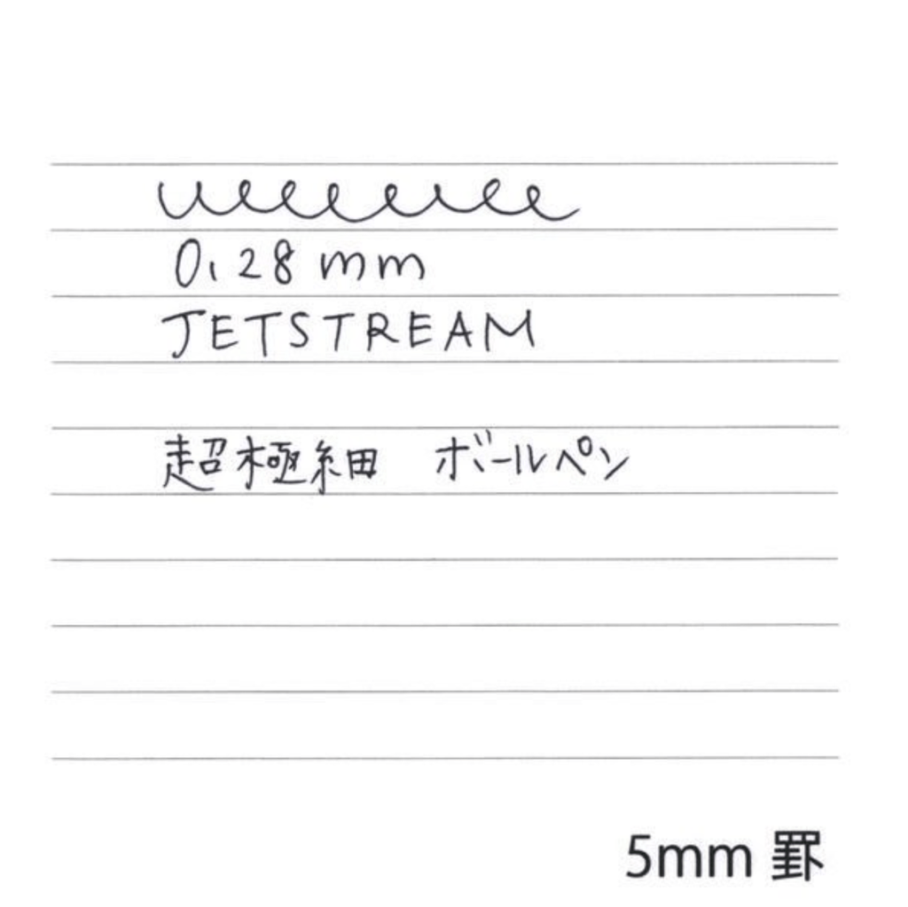 Uni Jetstream Edge Ballpoint Pen - Black Ink - 0.28 mm - Champagne Gold - UNI SXN100328.25 - IRO