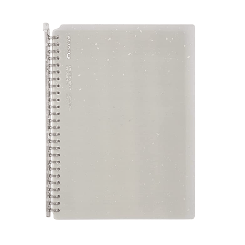 Kokuyo ME Smart Ring Binder Notebook - 60 Sheets capacity - B5 Grayish Fog - KOKUYO KME - SRBSP706L1 - IRO