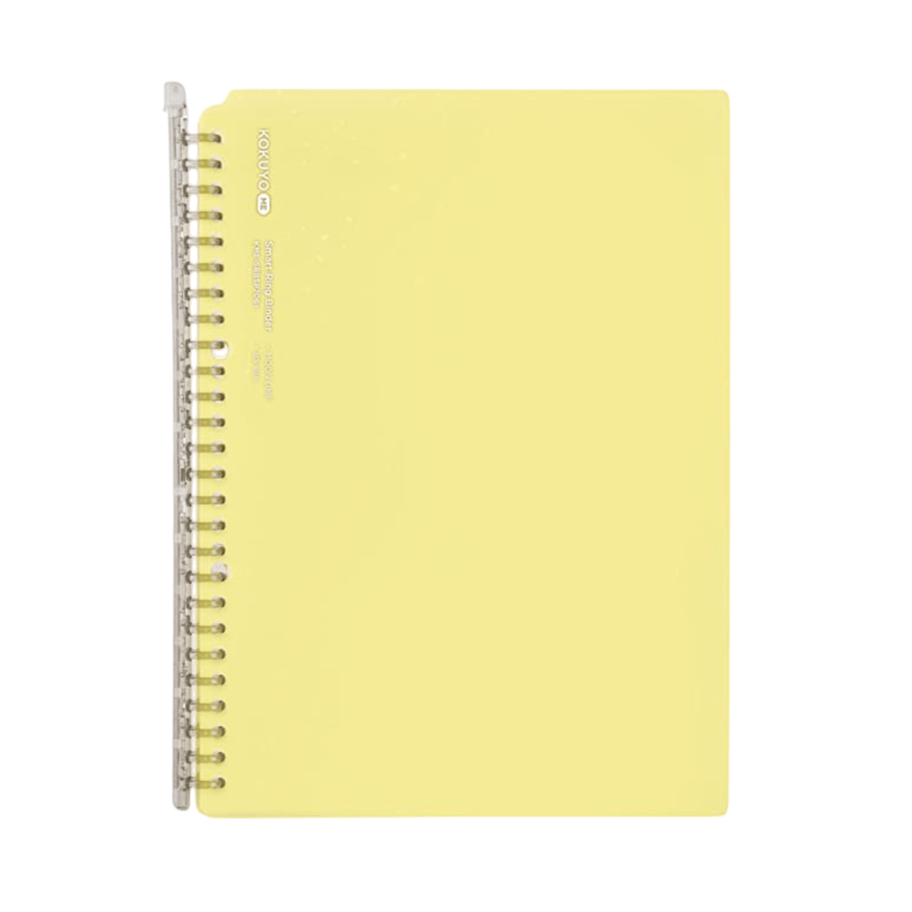 Kokuyo ME Smart Ring Binder Notebook - 60 Sheets capacity - B5 Moon Lime - KOKUYO KME - SRBSP706Y - IRO