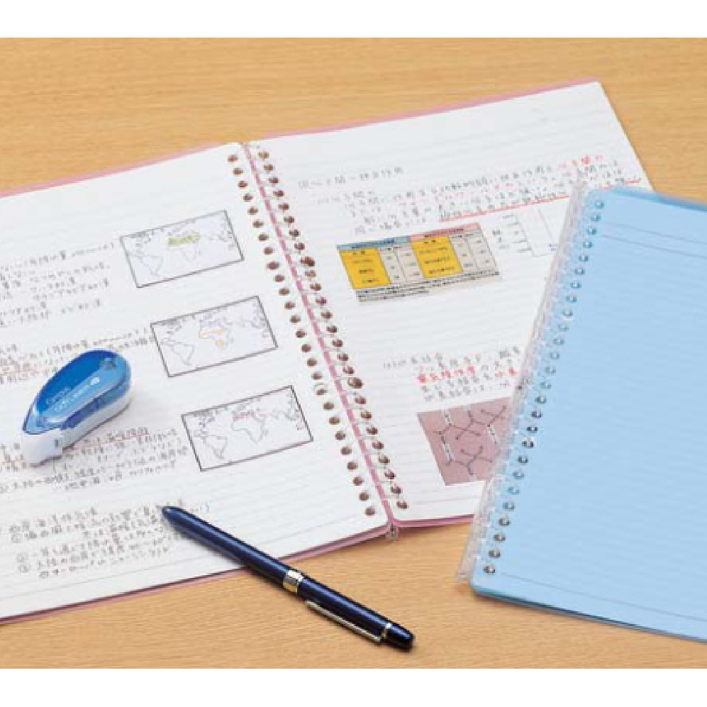 Binders Kokuyo Campus Smart Ring Binder Notebook - 60 Sheets capacity - B5 aqua KOKUYO RU-SP706BG