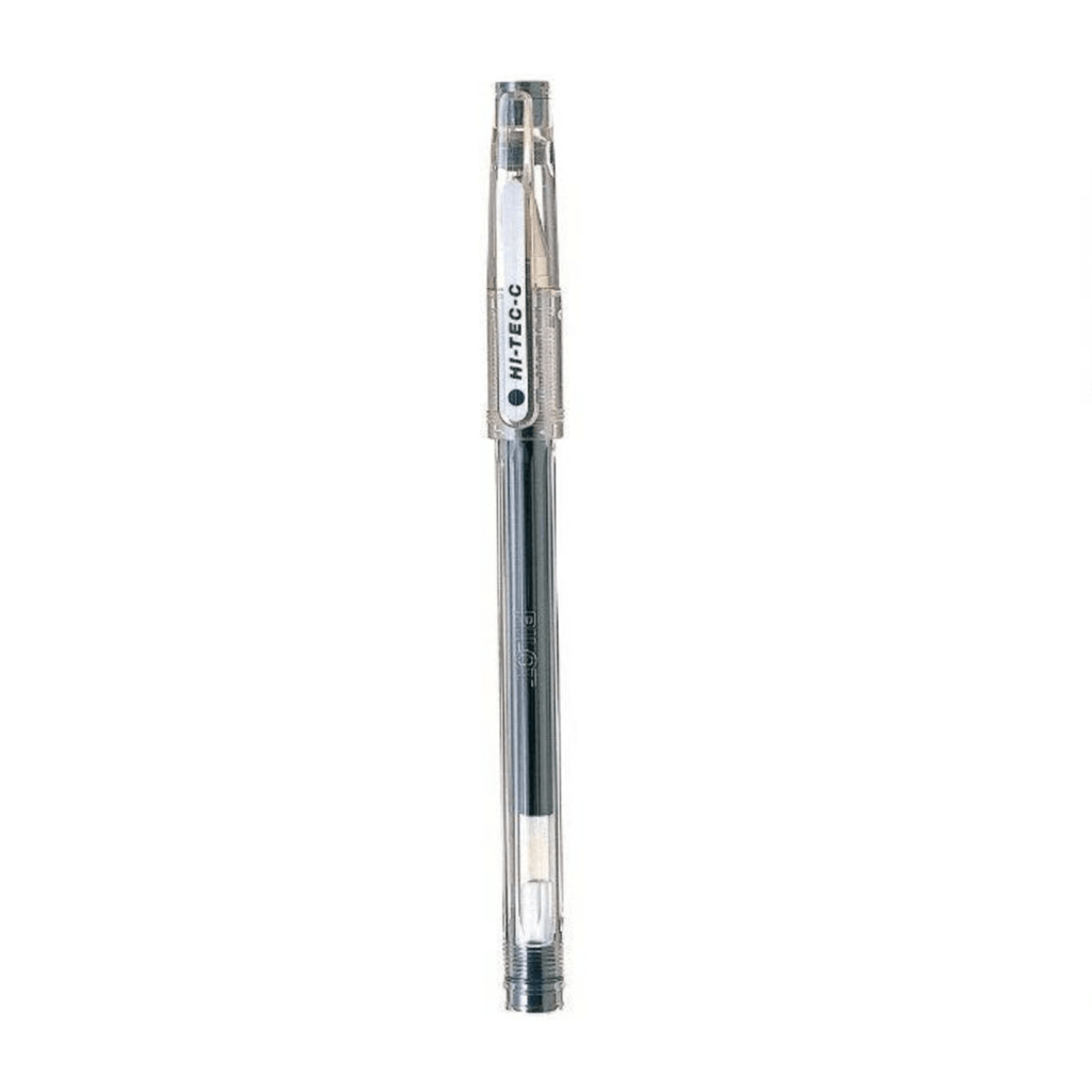 Pilot Hi - Tec - C Gel Pen - 0.4 mm - Ultra Fine - Long Life Design Award Blue Black - PILOT LH - 20C4 - BB - IRO