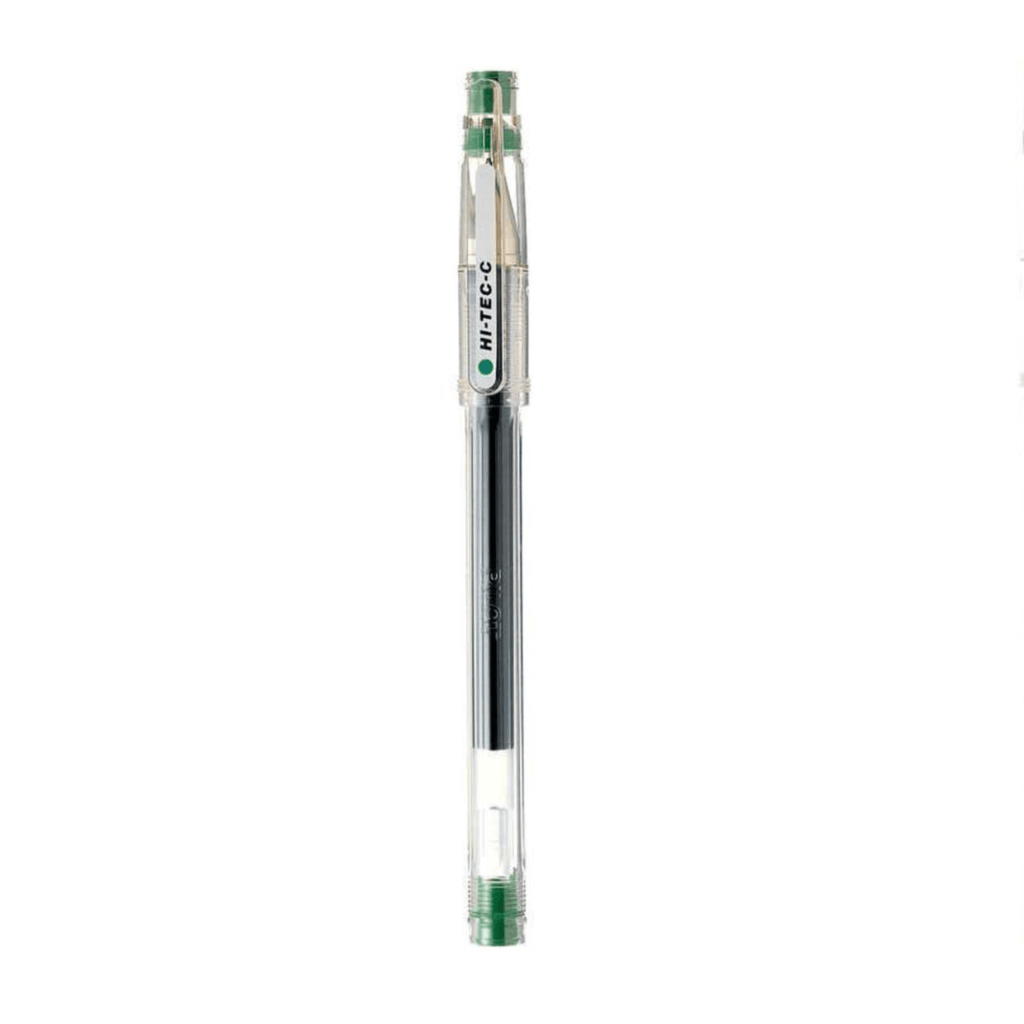 Pilot Hi - Tec - C Gel Pen - 0.4 mm - Ultra Fine - Long Life Design Award Green - PILOT LH - 20C4 - G - IRO
