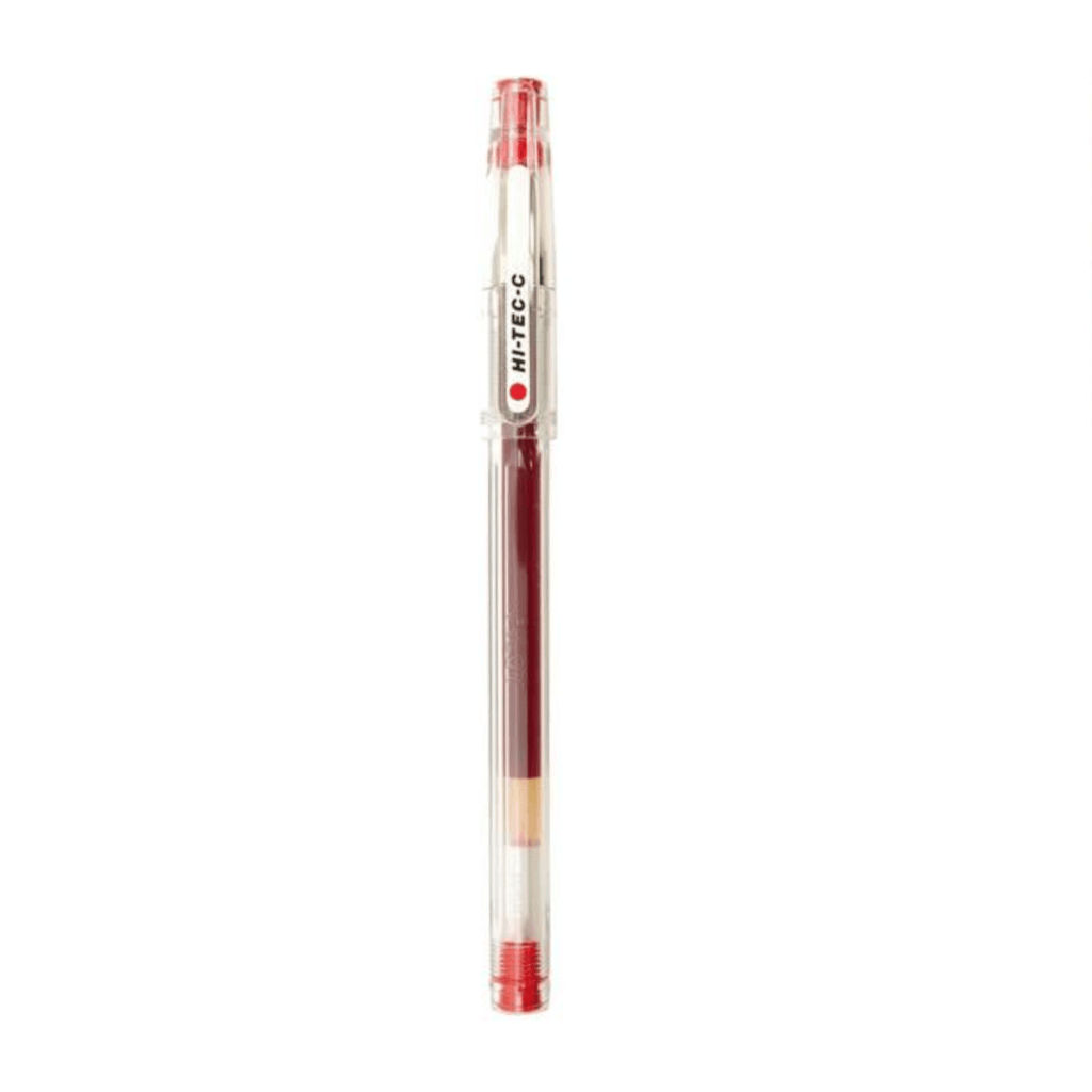 Pilot Hi - Tec - C Gel Pen - 0.4 mm - Ultra Fine - Long Life Design Award Red - PILOT LH - 20C4 - R - IRO