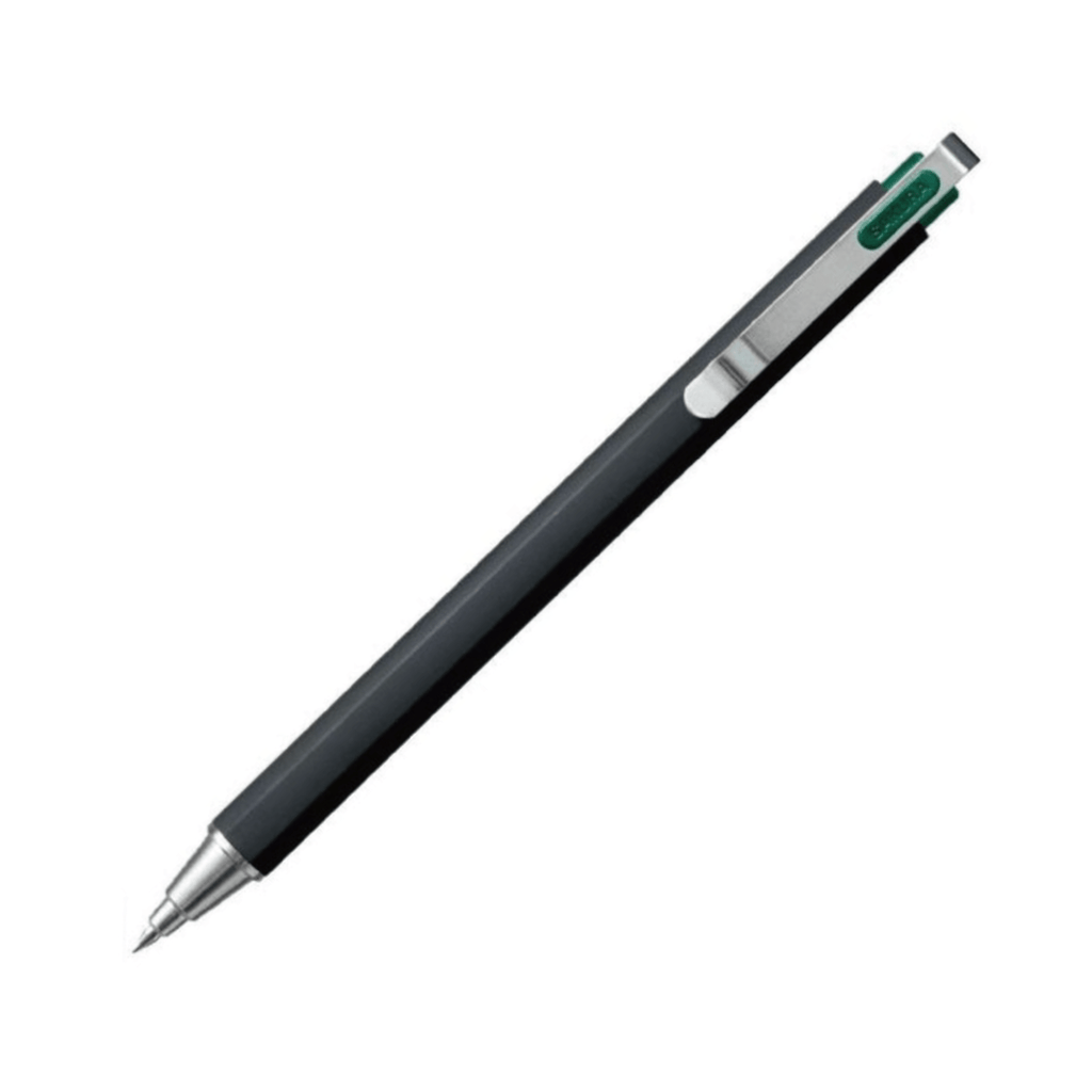 Sakura Ballsign iD PLUS Gel Pen - 0.5 mm - Black Matte / White Metal Forest Black - SAKURA GBR35530 - IRO