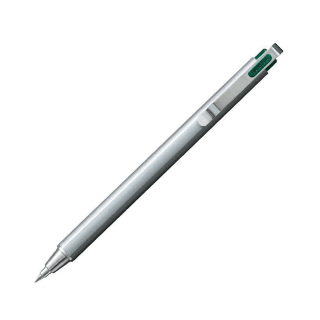 Sakura Ballsign iD PLUS Gel Pen - Silver Metal - 0.4 mm Forest Black - SAKURA GBR35430 - IRO