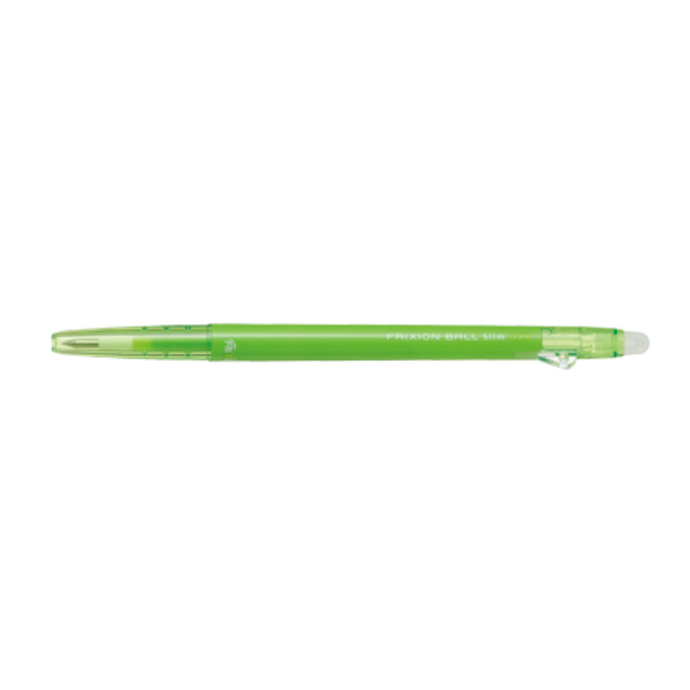 Gel Pens Pilot FriXion Ball Slim Gel Pen - 0.38 mm - 10 New Color - Erasable Light Green PILOT LFBS-18UF-LG