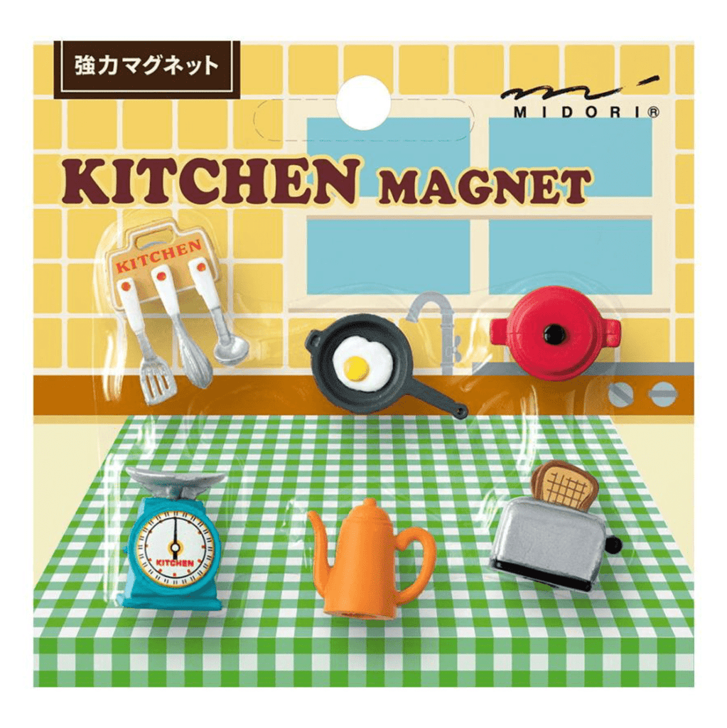 Midori Super - Strong Mini Magnet Set - Kitchen 6 Pieces - MIDORI 49872006 - IRO