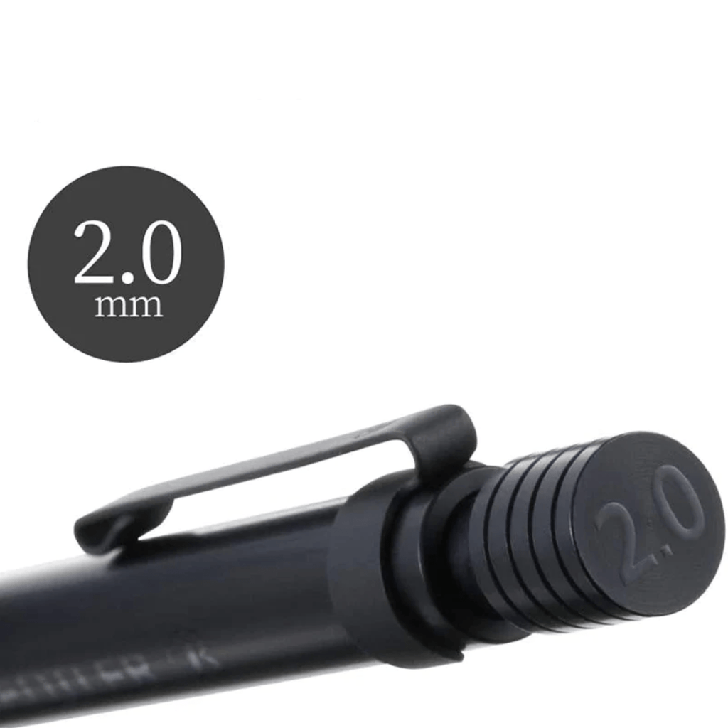 Staedtler 925 - 35 Drafting Mechanical Pencil - All Black - 0.3 / 0.5 / 2.0 mm 2.0 mm - STAEDTLER 92535 - 20B - IRO