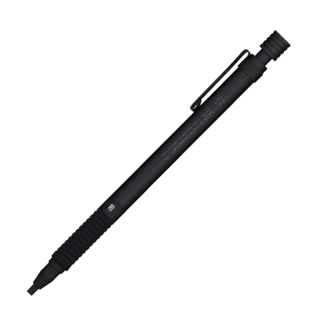 Staedtler 925 - 35 Drafting Mechanical Pencil - All Black - 0.3 / 0.5 / 2.0 mm 2.0 mm - STAEDTLER 92535 - 20B - IRO