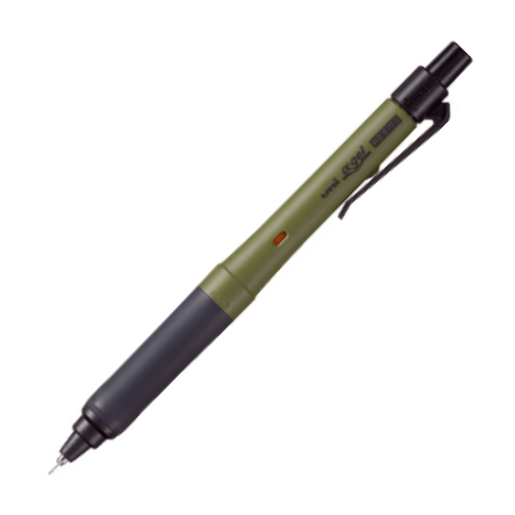Uni Kuru Toga Alpha Gel Switch Mechanical Pencil - 0.5 mm Dark Olive - UNI M5 - 1009GG - 1P.18 - IRO