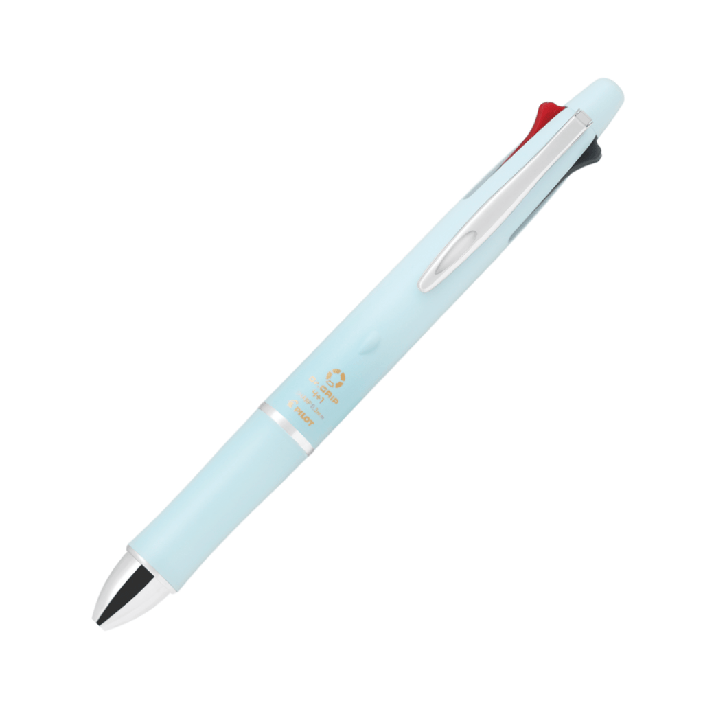 Pilot 4+1 Dr. Grip (Acroball Smooth 0.3 Ballpoint +0.3 Mechanical) Multi Pen Pale Blue - PILOT BKHDF - 1SMF3 - PL - IRO