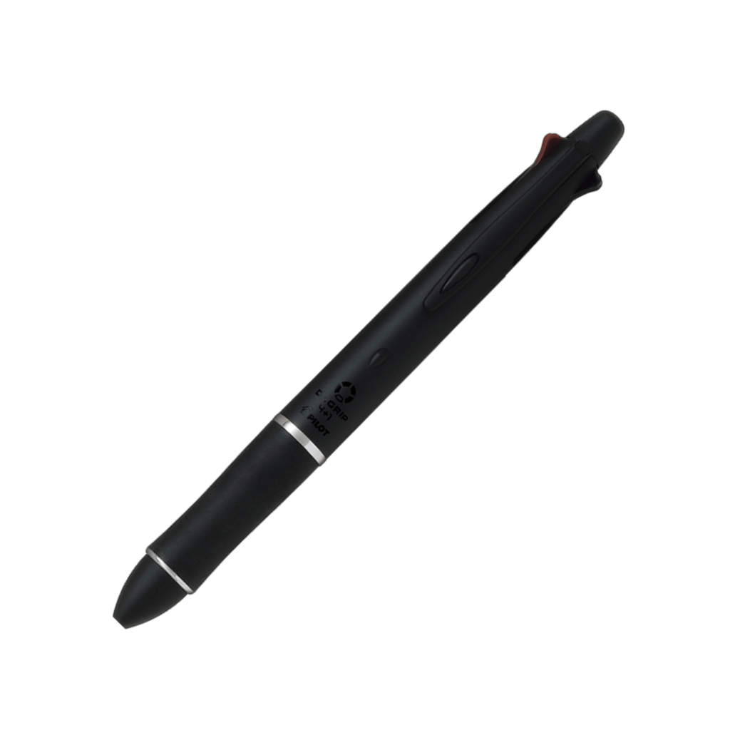 Pilot 4+1 Dr. Grip (Acroball Smooth 0.5 Ballpoint +0.5 Mechanical) Multi Pen Black - PILOT BKHDF - 1SEF - B - IRO