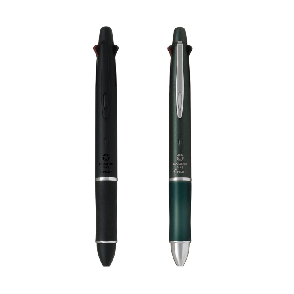 Pilot 4+1 Dr. Grip (Acroball Smooth 0.5 Ballpoint +0.5 Mechanical) Multi Pen Black - PILOT BKHDF - 1SEF - B - IRO