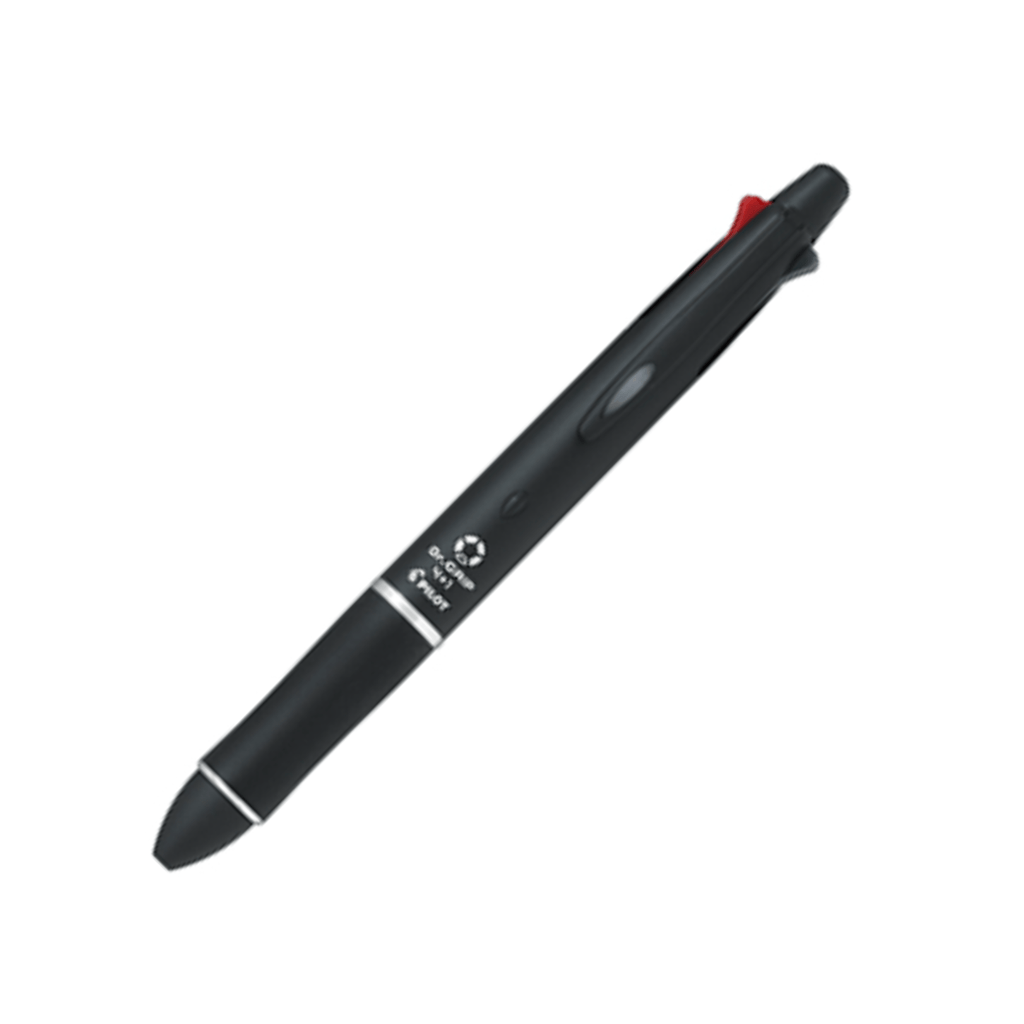 Pilot 4+1 Dr. Grip (Acroball Smooth 0.7 Ballpoint +0.5 Mechanical) Multi Pen Black - PILOT BKHDF - 1SFN - B - IRO