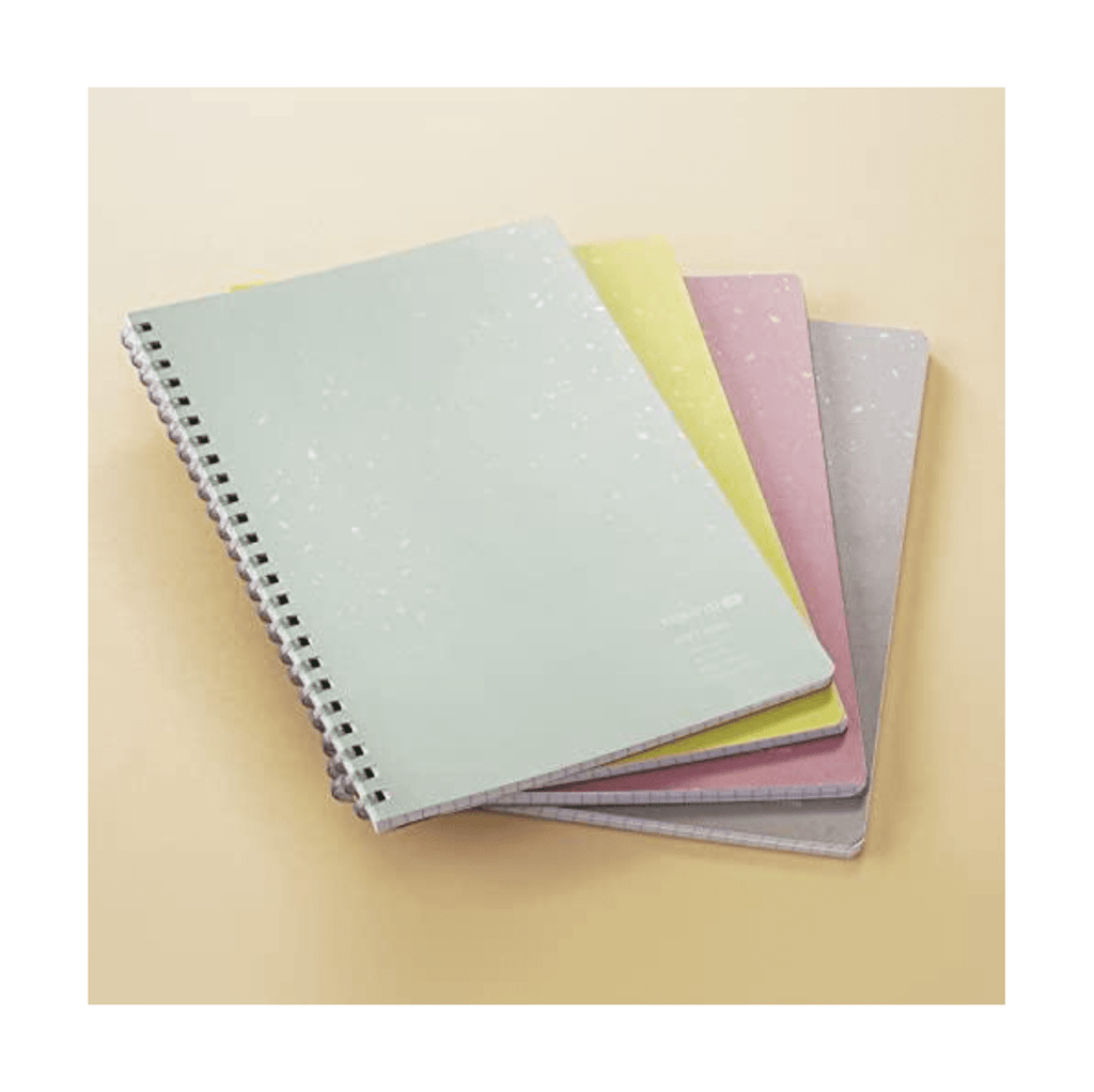 Kokuyo ME Soft Ring Notebook - 5mm Grid - A5 - 50 sheets - Smoky Sky - KOKUYO KME - SR931S5GB - IRO